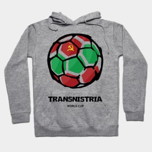 Transnistria Football Country Flag Hoodie